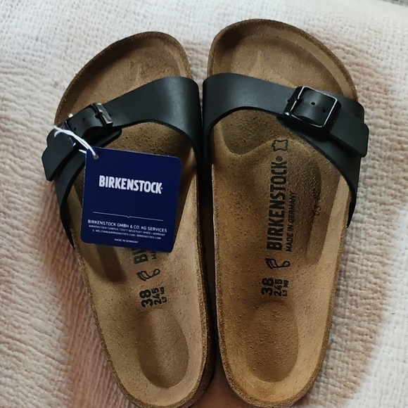 Black Birkenstock Mardid EU 38 - Picture 1 of 6